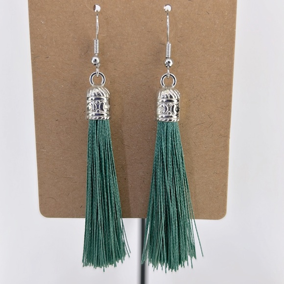 Tassel / Bohemian Colorful Earrings - Picture 1 of 3